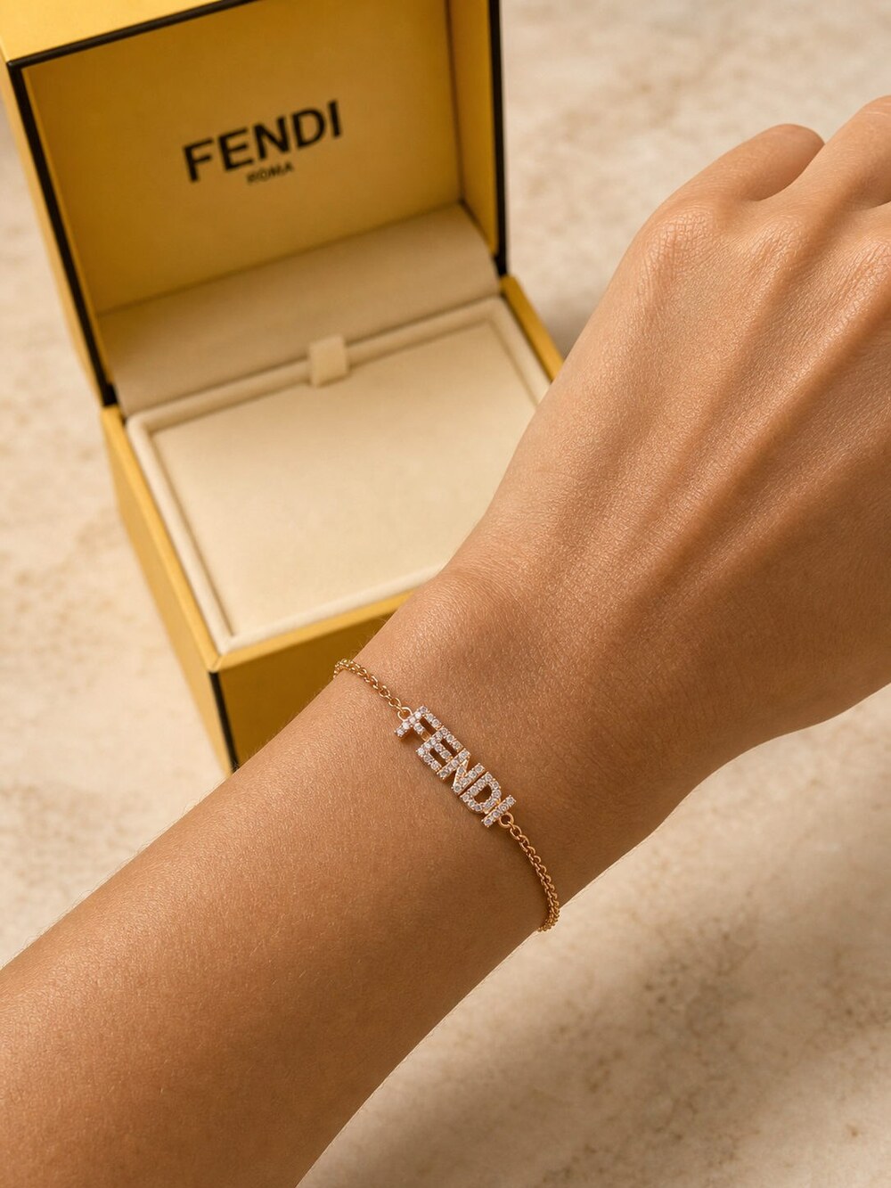 Fendi Modern Designer Bracelet Style 7 | New with Box - Picture 8 of 9